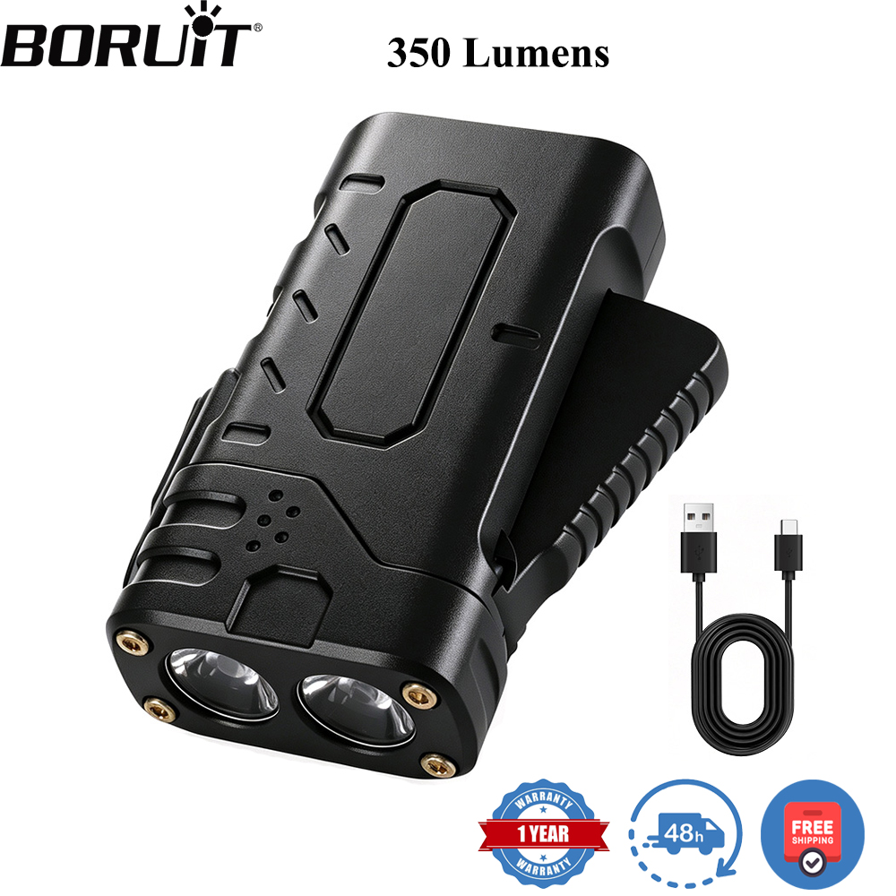 Fishing Light - BORUIiT ハンドクランク EDC LED フラッシュライト Type-C