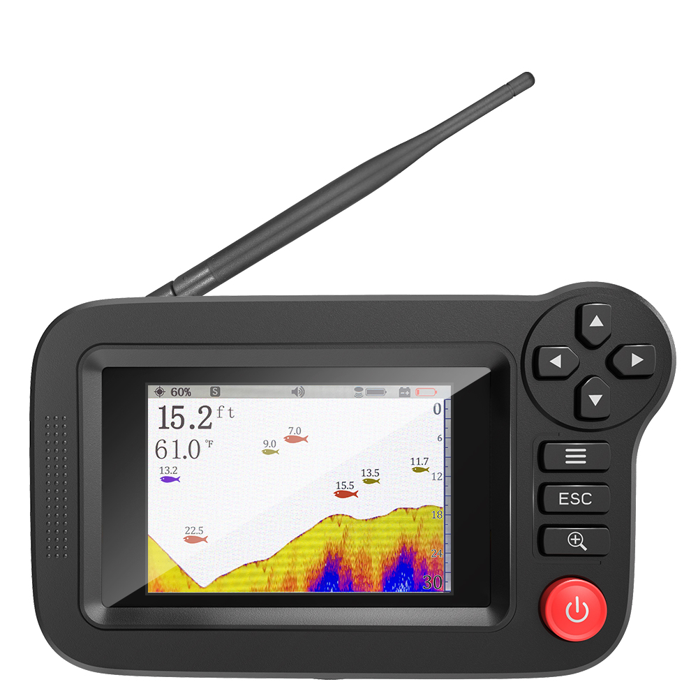 スマート魚群探知機 - ドック、海岸、銀行からのレクリエーシ - Fish Finder Transducer のレビューと価格