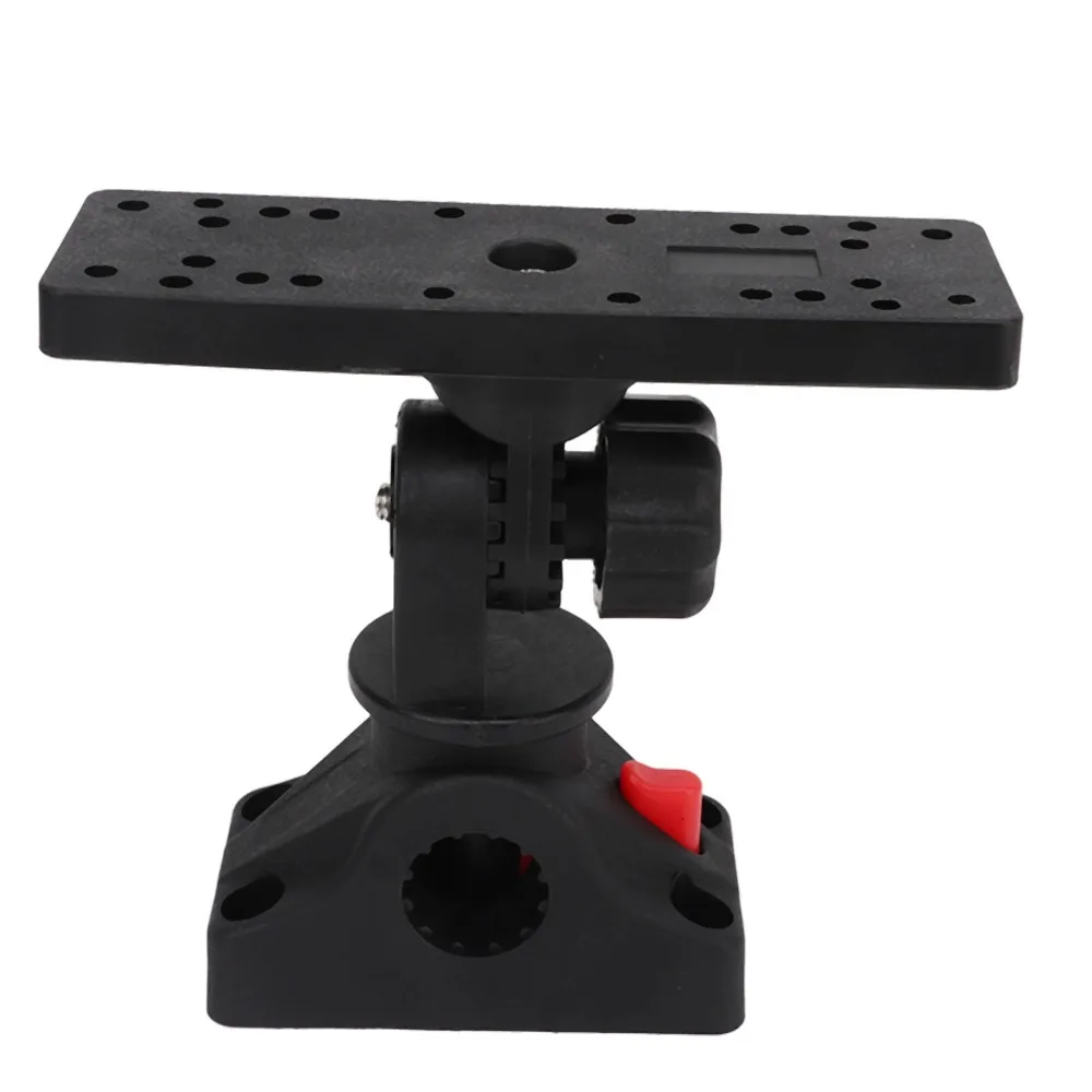 汎用360度回転魚群探知機マウント、取り外し可能なベース、黒 - Fish Finder Mount のレビューと価格