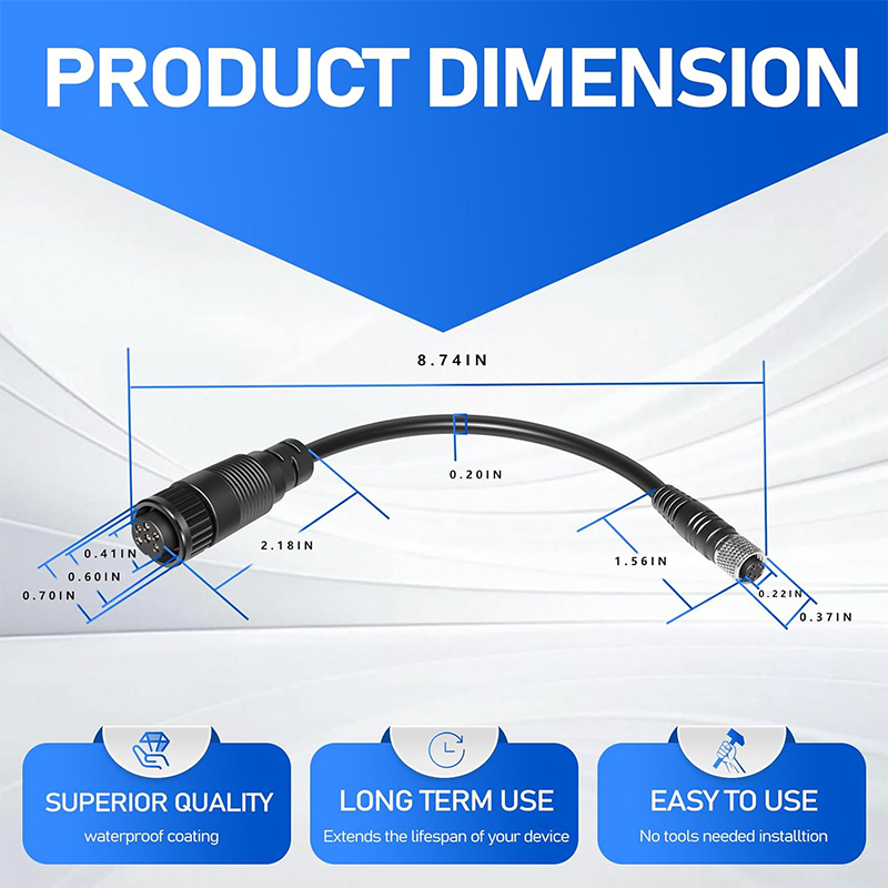 MKR-US2-1 アダプター ケーブル ユニバーサル ソナ - Fish Finder Cable のレビューと価格