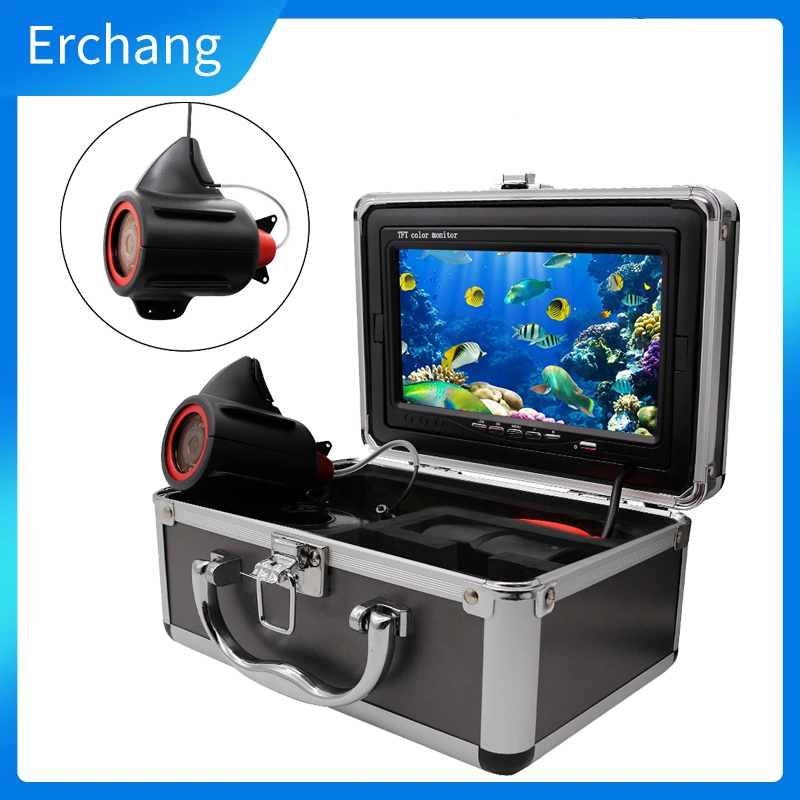 水中氷釣りカメラ、魚群探知機、LED魚群探知機、タックルアク - Fish Finder Cable のレビューと価格