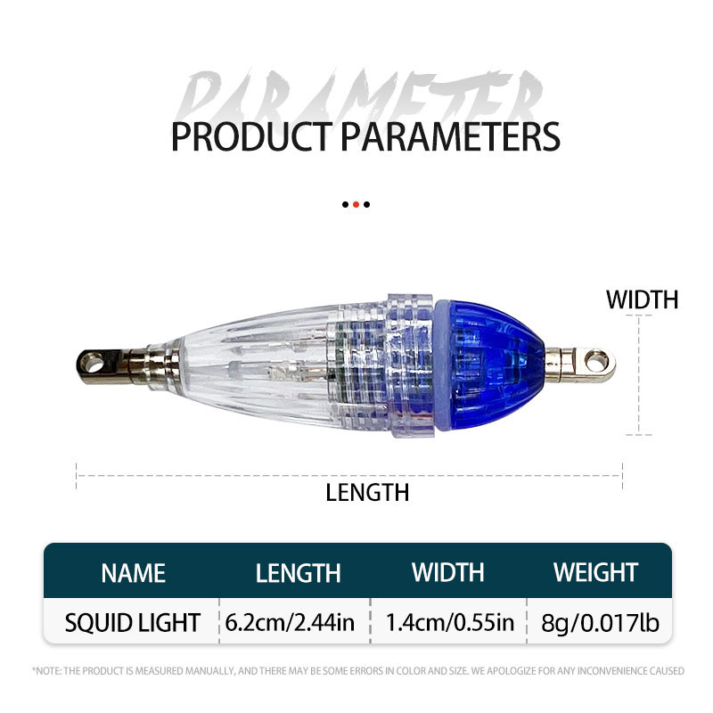 ShareShark 5個入り/袋 6cm LED点滅魚誘引 - Fish Finder Battery のレビューと価格