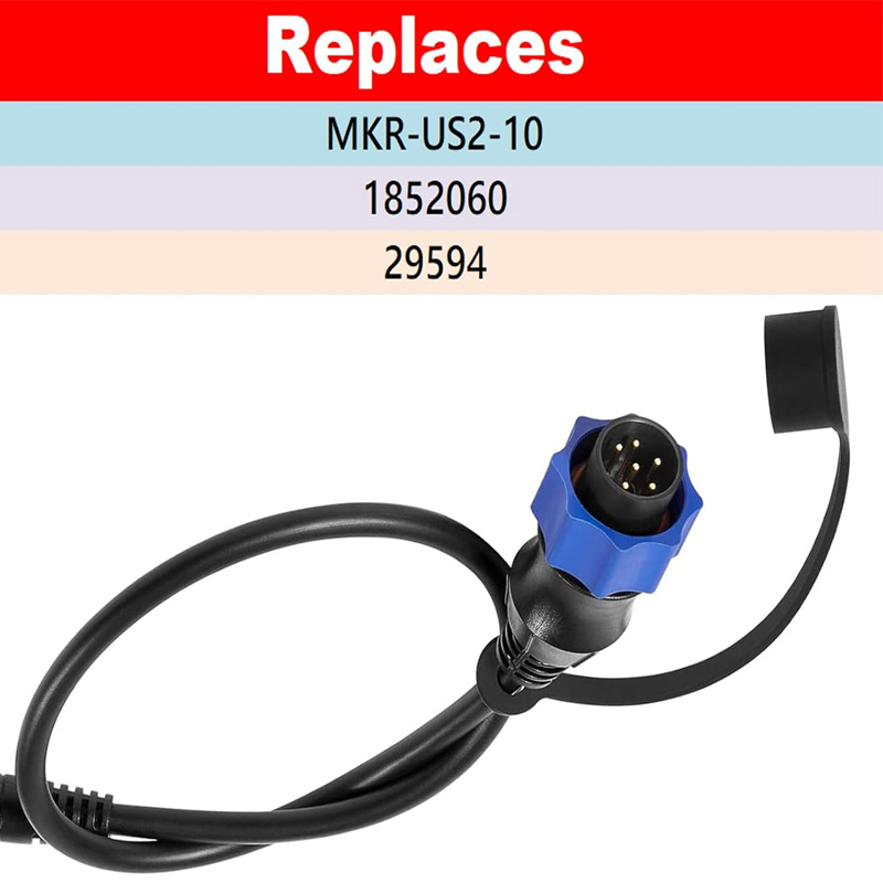 1852060 、29594、MKR-US2-10 ソナー  - Fish Finder Cable のレビューと価格