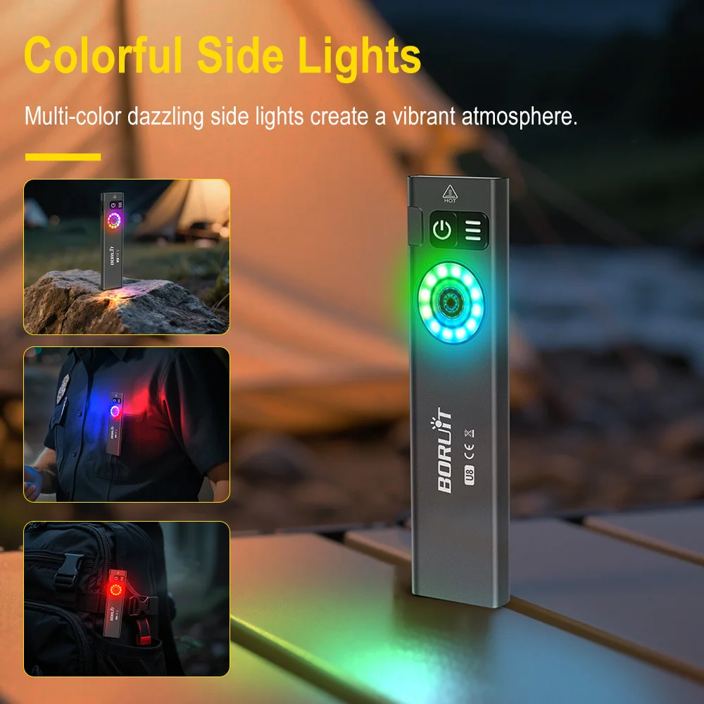 BORUiT U8 650LM EDC LED懐中電灯 タイ - Fishing Light のレビューと価格