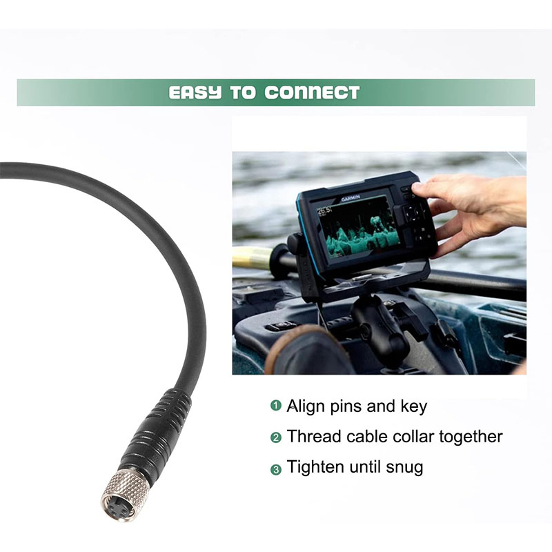 1852072 ‎ MKR-US2-12 ユニバーサルソナー - Fish Finder Cable のレビューと価格