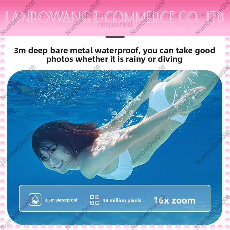 デュアルスクリーン防水アクションカメラ 4K HD アウトド - Underwater Camera のレビューと価格