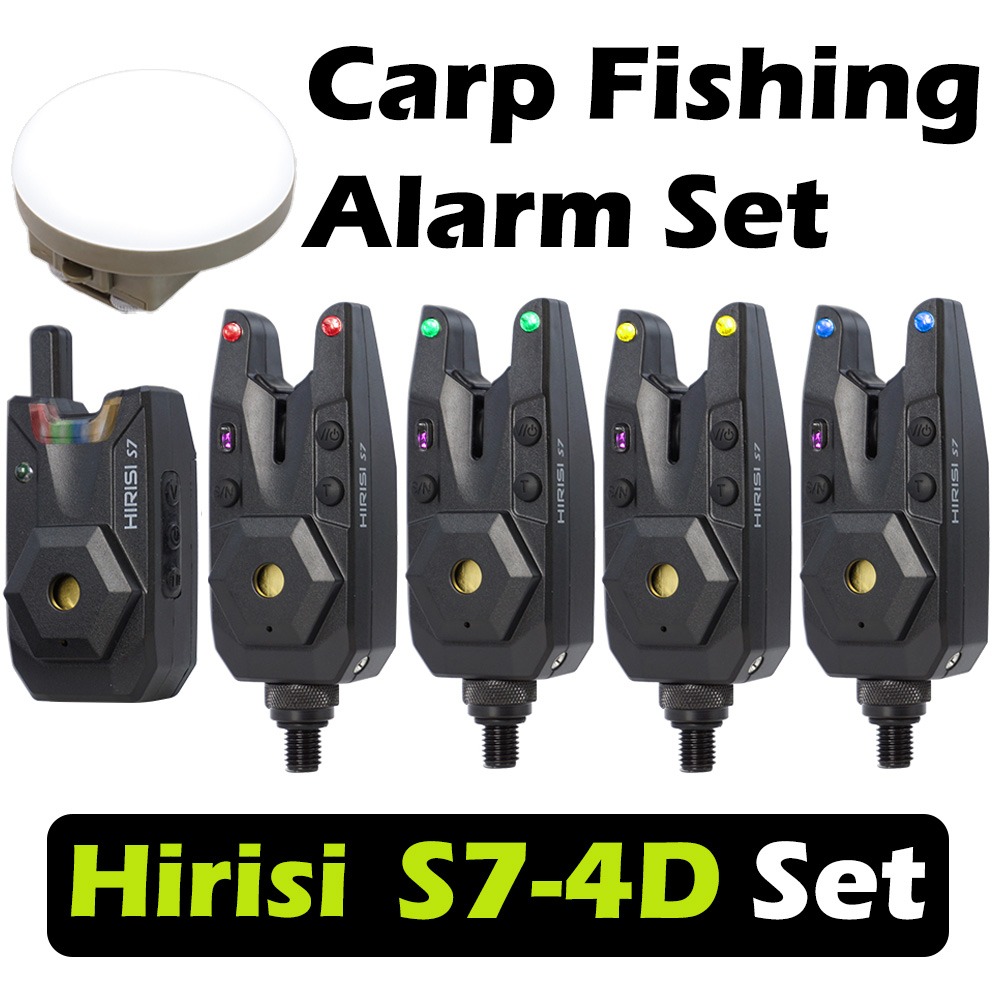 Hirisi S7-4D ワイヤレス鯉釣りバイトアラームセッ - Bite Alarm のレビューと価格
